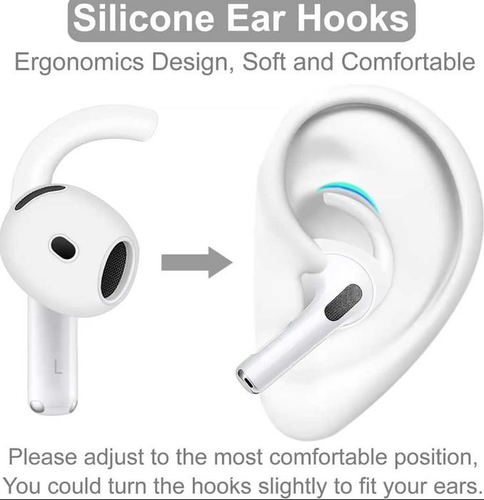 Новые силиконовые амбушюры насадки для Airpods 4, 3 цвета, 2 варианта