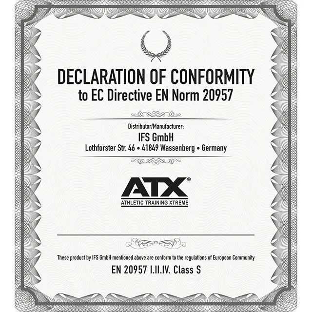 Регулируема пейка за тежести ATX®