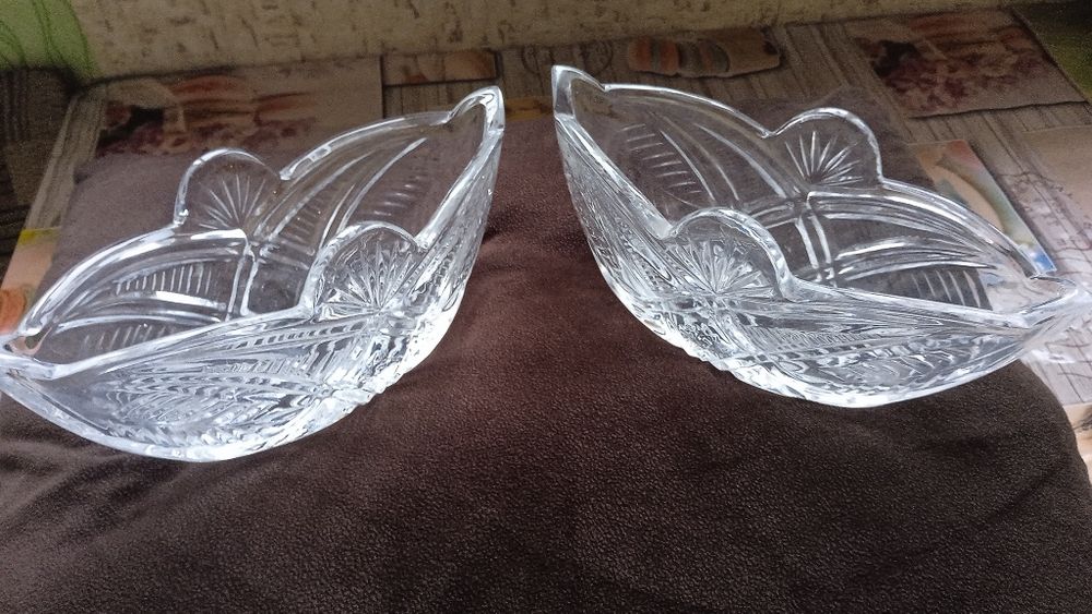 Вазочки- салатницы хрустальные