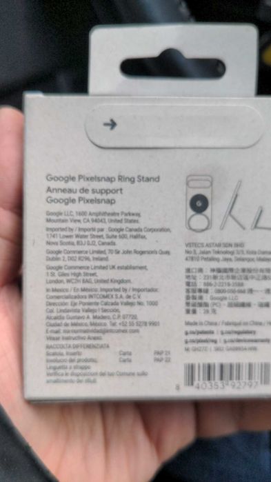 Google Pixelsnap Stand с Кольцом