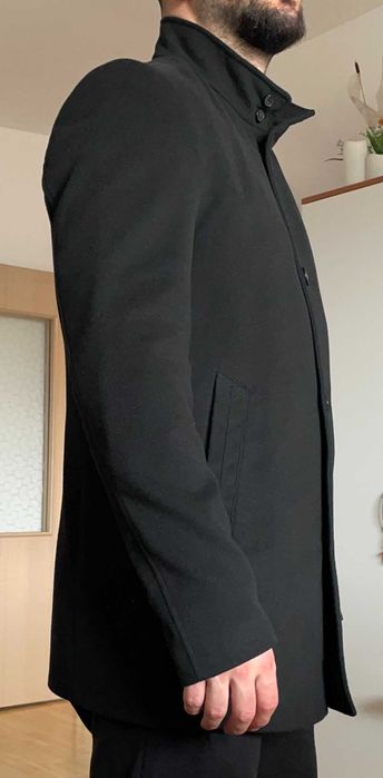Черно елегантно палто