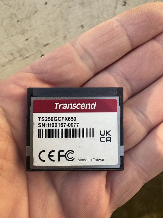 Card CFast 2.0 Card CFX650 256GB