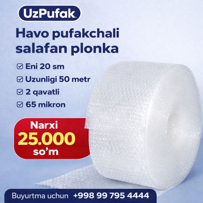 Havo pufakchali plyonka (BUBBLE WRAP)