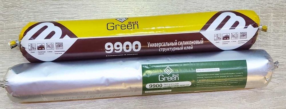Силиконовый структурный, универсальный клей Green Beii