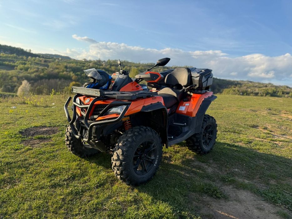 Atv cf moto 1000 overland 2022 Euro 5 nr.negru încălzire șah mânere ledbar/bulbar