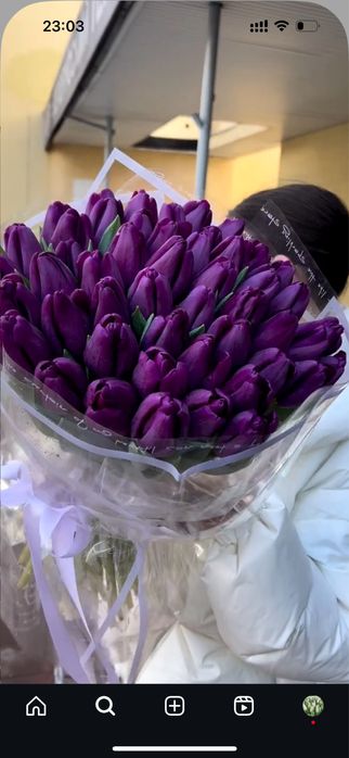 Букеты / цветы на 8 марта / тюльпаны