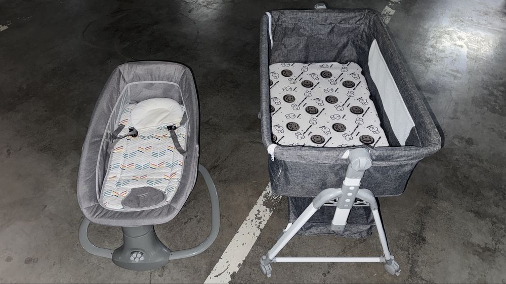 Детская кровать с шезлонгом