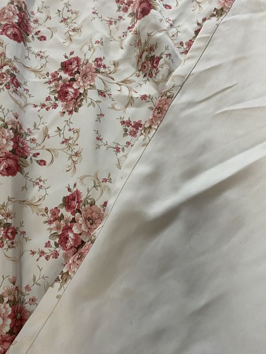 Set draperii cu imprimeu floral