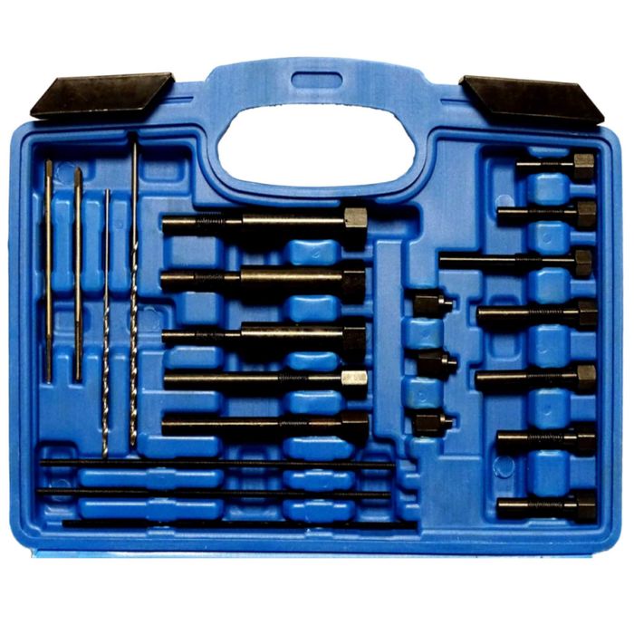 Trusa pentru extras bujii incandescente rupte, 38 piese