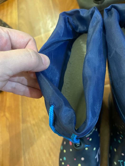 Резиновые сапоги на девочку