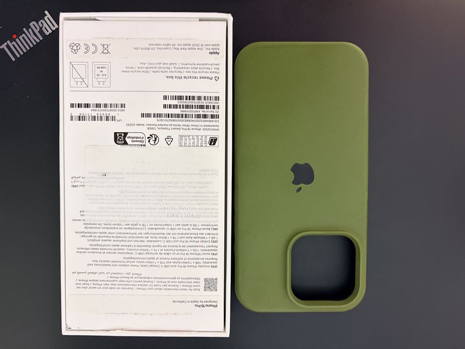 Cutie si husa Iphone 16 PRO