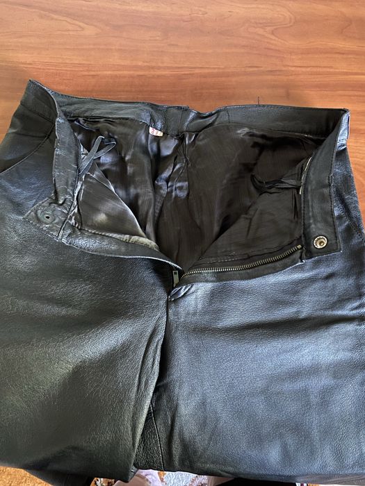 Pantaloni piele naturala