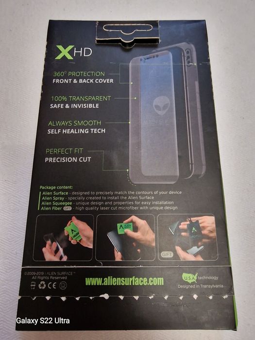 Folie transparentă aliensurface samsung S7 edge și samsung S 20 FE/5G