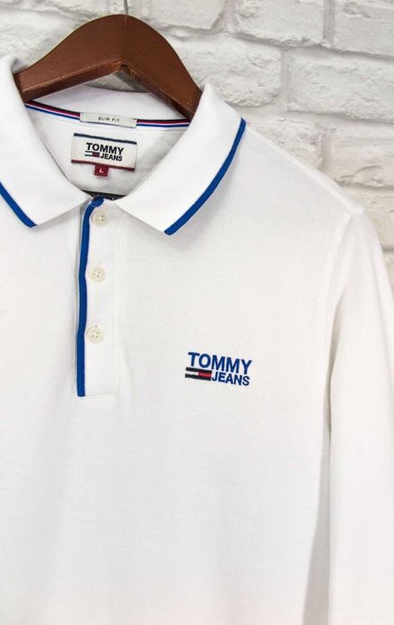 Tommy Hilfiger Slim Fit  Оригинална мъжка поло фланелка размер L
