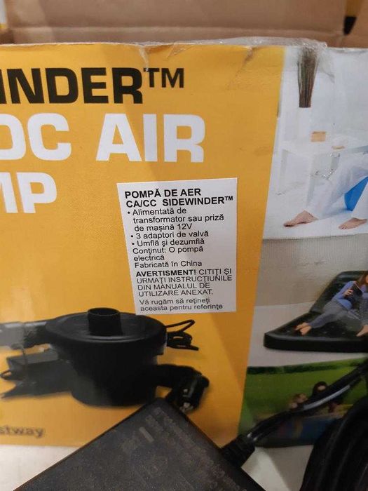 Pompă electrică 12V si 220V pentru umflat/desumflat orice gonflabil