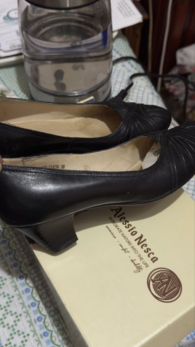 Туфли черные натуральная кожа