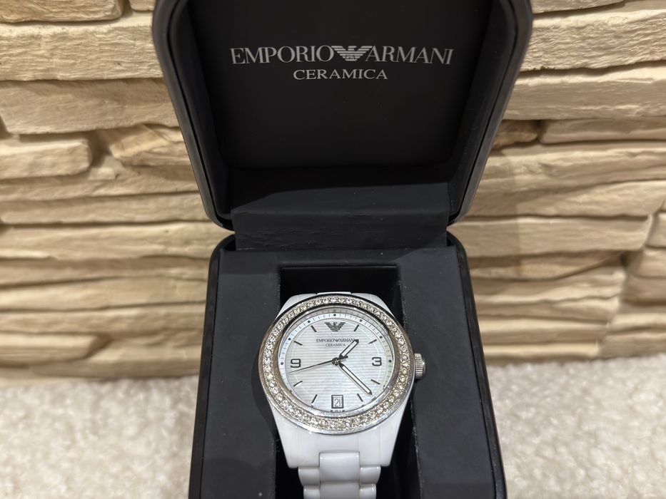 Дамски часовник Emporio Armani AR1426 Ceramica Leo
