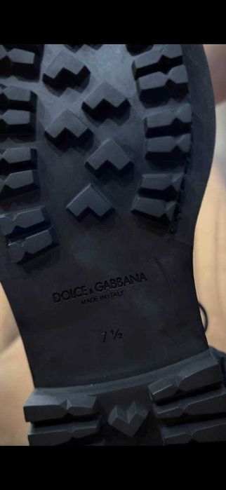Dolce & Gabbana мужские кожаные ботинки Италия РАЗМЕР 41,42