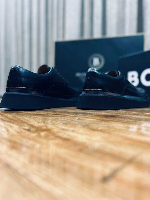 Boss мужские кожаные туфли-дерби РАЗМЕР 39,40,45,46