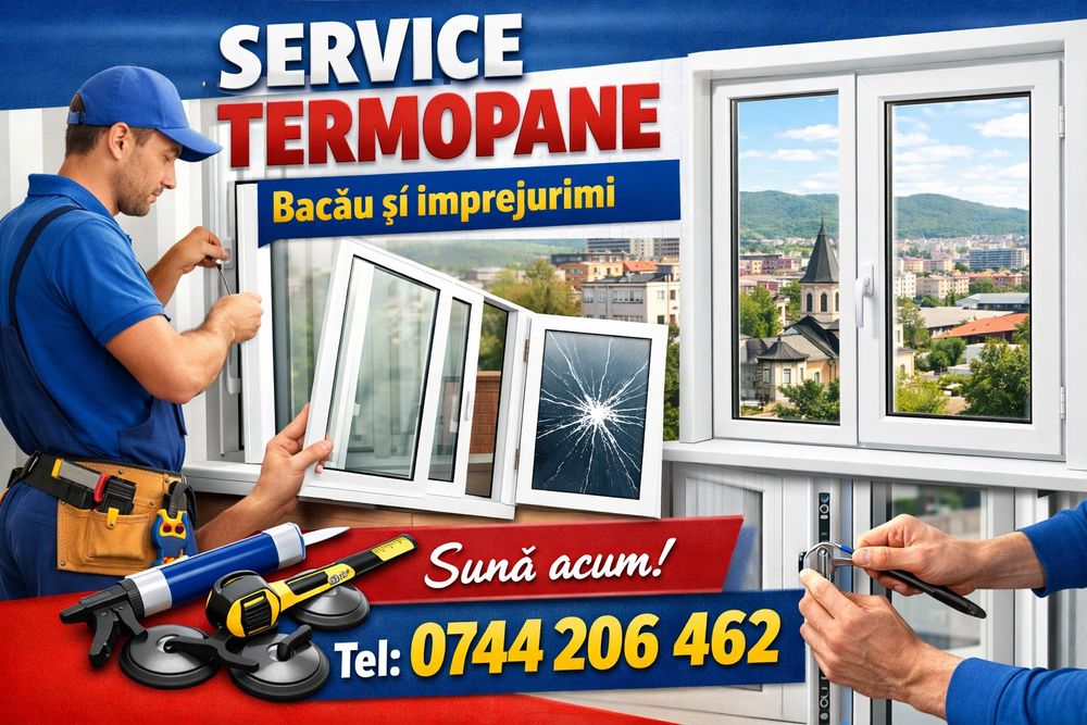 Reparații, reglaje termopane