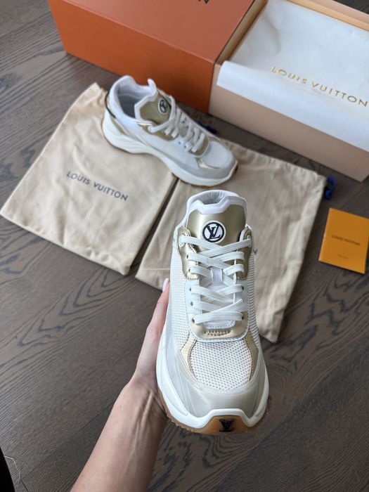 Louis Vuitton естествена кожа бели сникърси маратонки