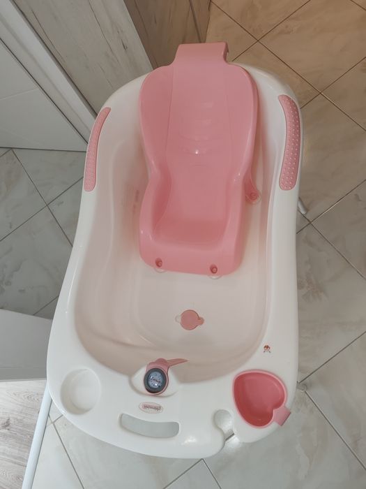 Вана / Корито със стойка CHIPOLINO – розова БЕЗПЛАТНА ДОСТАВКА