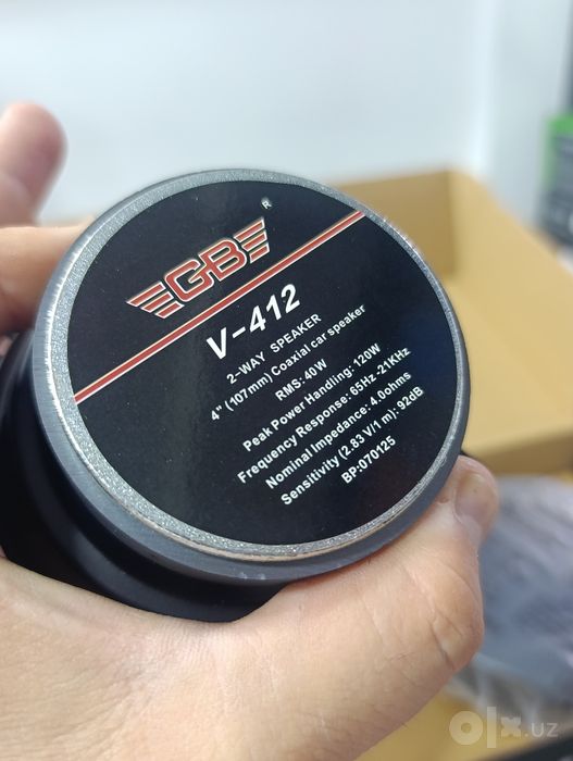 Калонка Avto Kalonka GB412 pishalkaliy 10sm Dinamik yangi