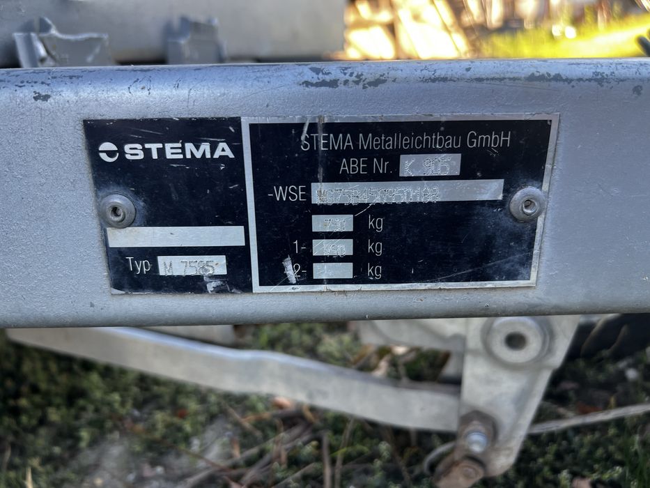 Remorca STEMA 750kg