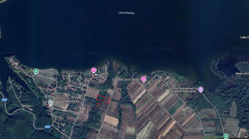 Teren intravilan 2900 mp - Investiții - Lacul Surduc - Fârdea Timiș