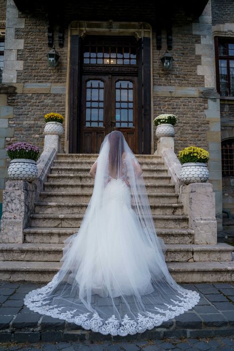 Vand voal cu sclipici de mireasa !!!