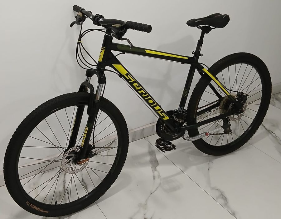 Bicicleta MTB 27.5 - Frane DISC - Shimano 24 Viteze - Suspensie fata - Amortizor sa - ALUMINIU - SERIOUS Rockville Germany