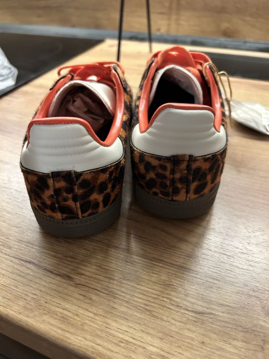 Adidas Samba leopard print