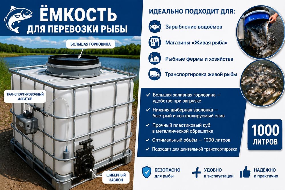 Ёмкость для перевозки рыбы