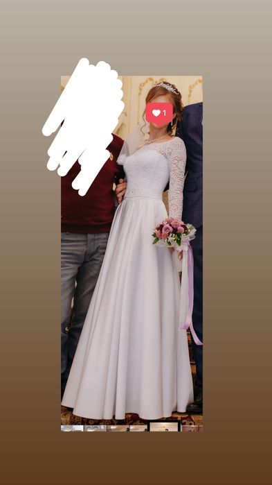 Продам свадебное платье