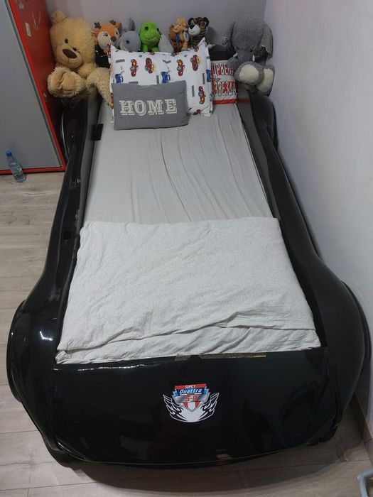 Donez pat copil in forma de masinuta