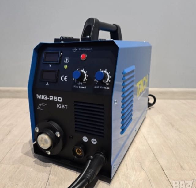 Инверторно Телоподаващо MIG 250А - 4м. евро шланг