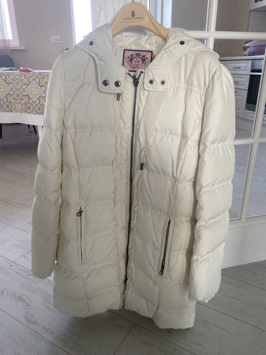 Белый пуховик Juicy Couture оригинал