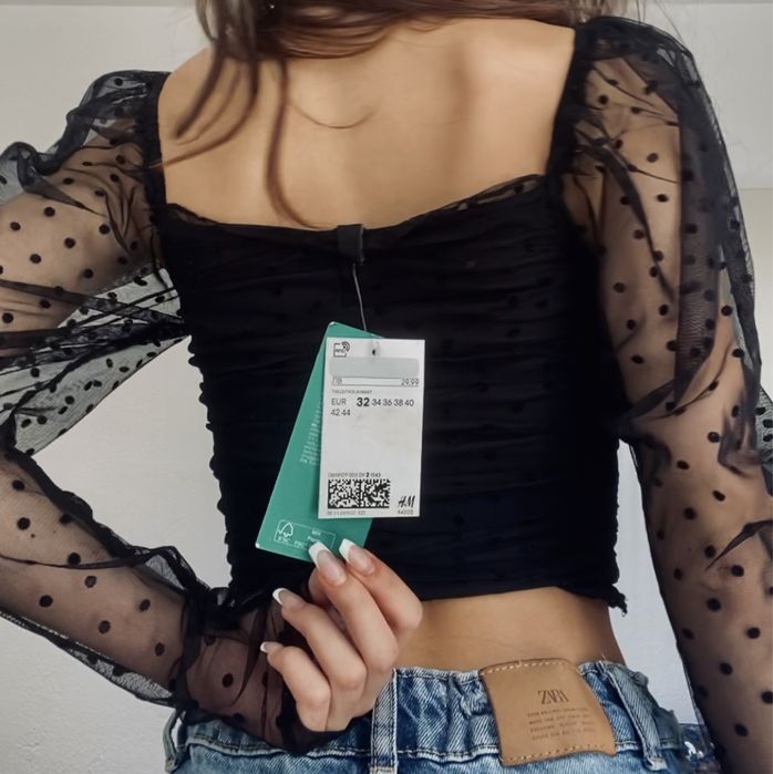 Кроп-топ блузка (НОВА)