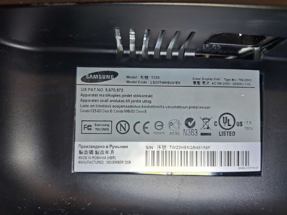 Монитор Samsung SuncMaster T220 - 22'