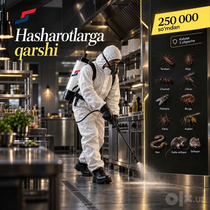 250 000 | Дезинфекция тараканов клопов dezinfeksiya klopov клапа ари