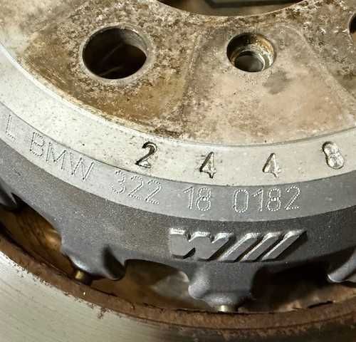 Pereche discuri frana fata ventilate BMW  m2 competition (09.2020)