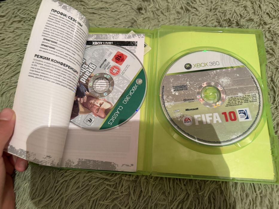Xbox 360 с Kinect (Прошитая, отличный комплект)