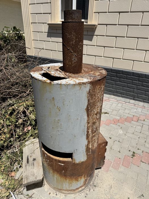 Банный печь железый