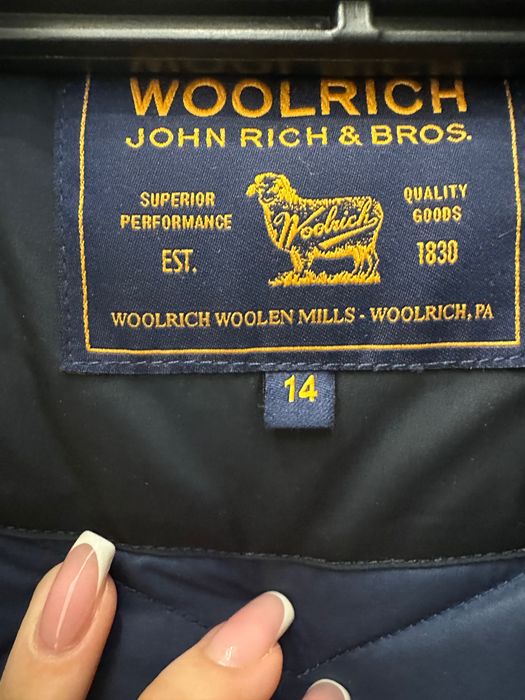 Пуховик куртка wool rich xs