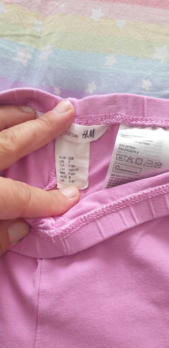 Colanti H&M, Pepco set marimea 128, varsta 7 ani