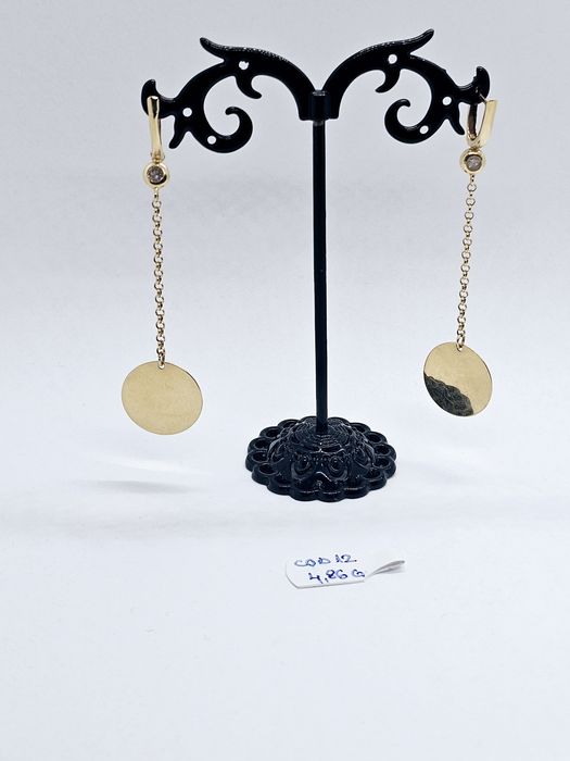 Vand cercei din aur 14 k 4.82 g cod 12