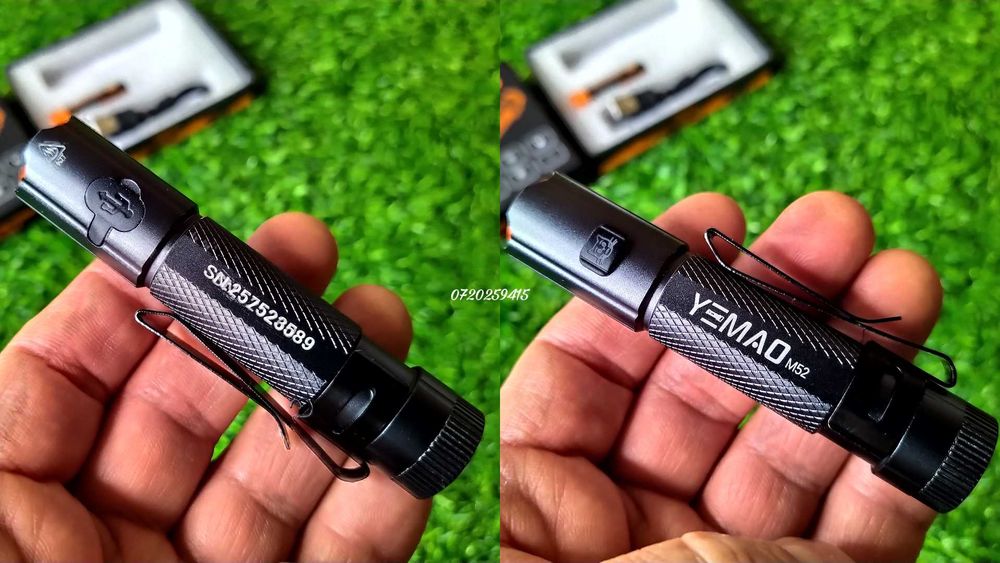 Super Oferta! Lanternă LED YEMAO YM-M52 – 1500 LM | USB-C | EDC
