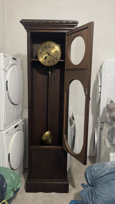 Ceas pendulă de podea Germania 2 metri – mecanic – lemn masiv – vintage
