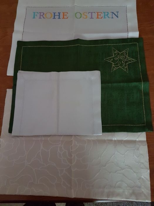 3Покривки за маса или студено сервиране