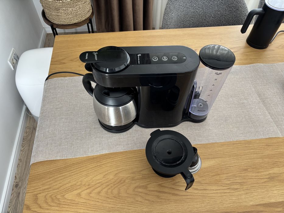 Cafetiera Philips HD6592/64 cu paduri si filtru,  2-in-1